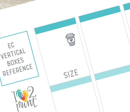 Coffee Cup Icons Stickers - Functional Printable Stickers - Instant Download