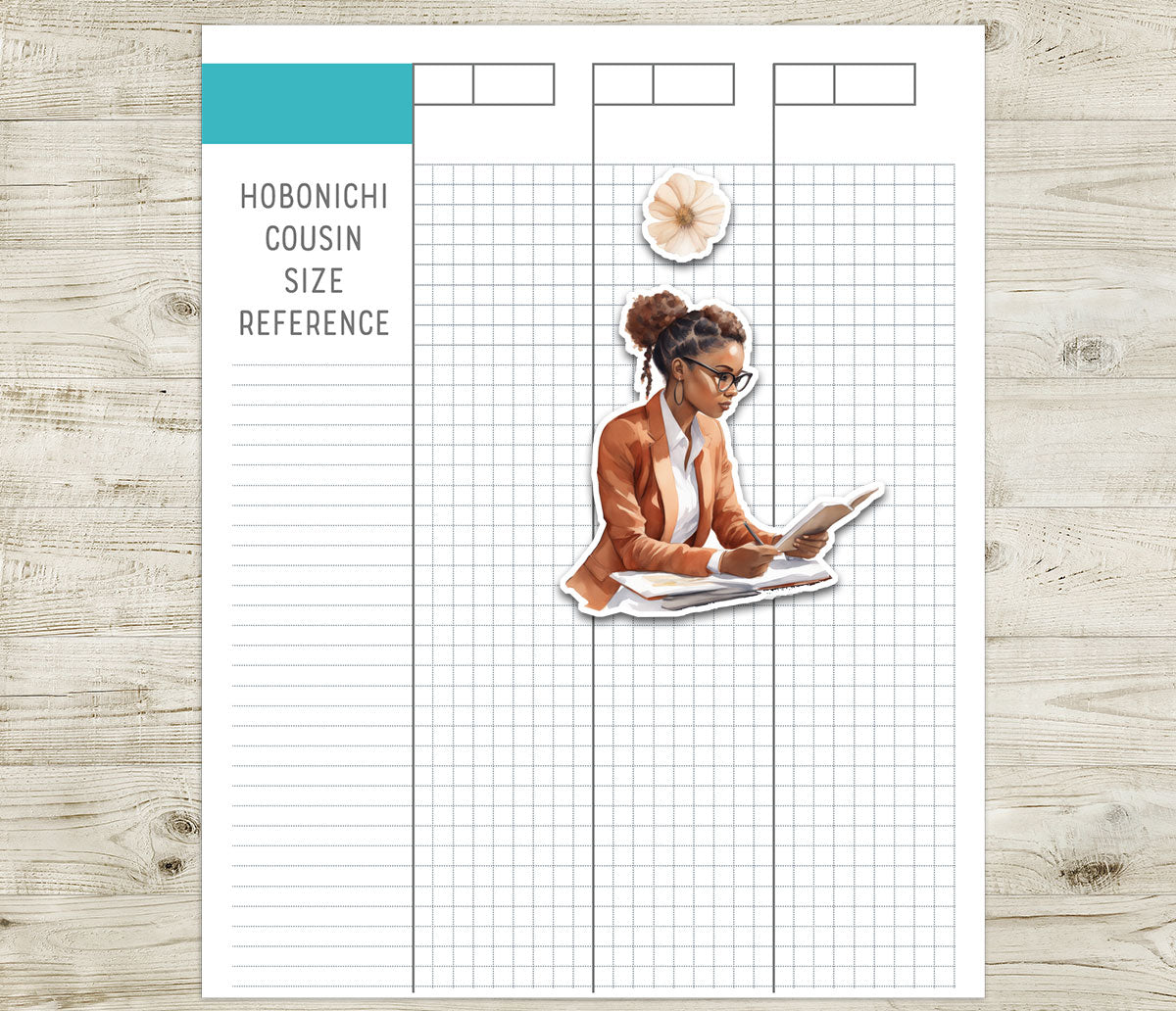 Cozy Office Decorative Printable Stickers | Terracotta Floral Work | PDF Cut Files | Instant Download