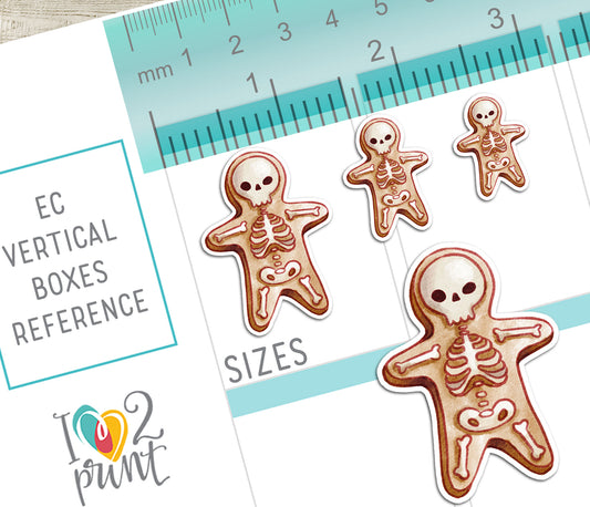 Creepmas Decorative Stickers | Spooky Cute Christmas Graphics | Hand-Drawn & Multi-Size