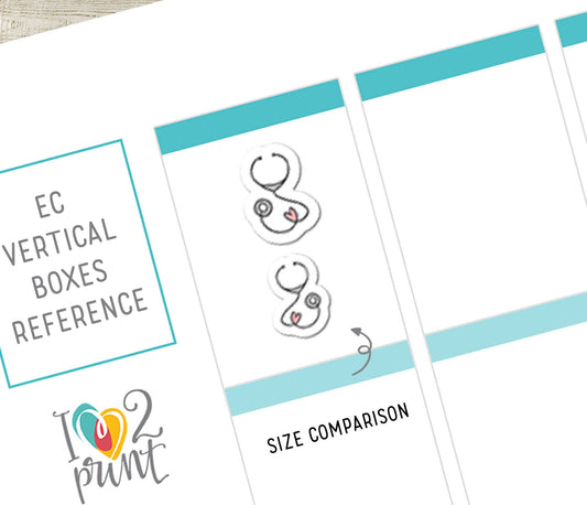 Medical Icons Stickers Set  - Functional Printable Stickers - PDF & Cut Files