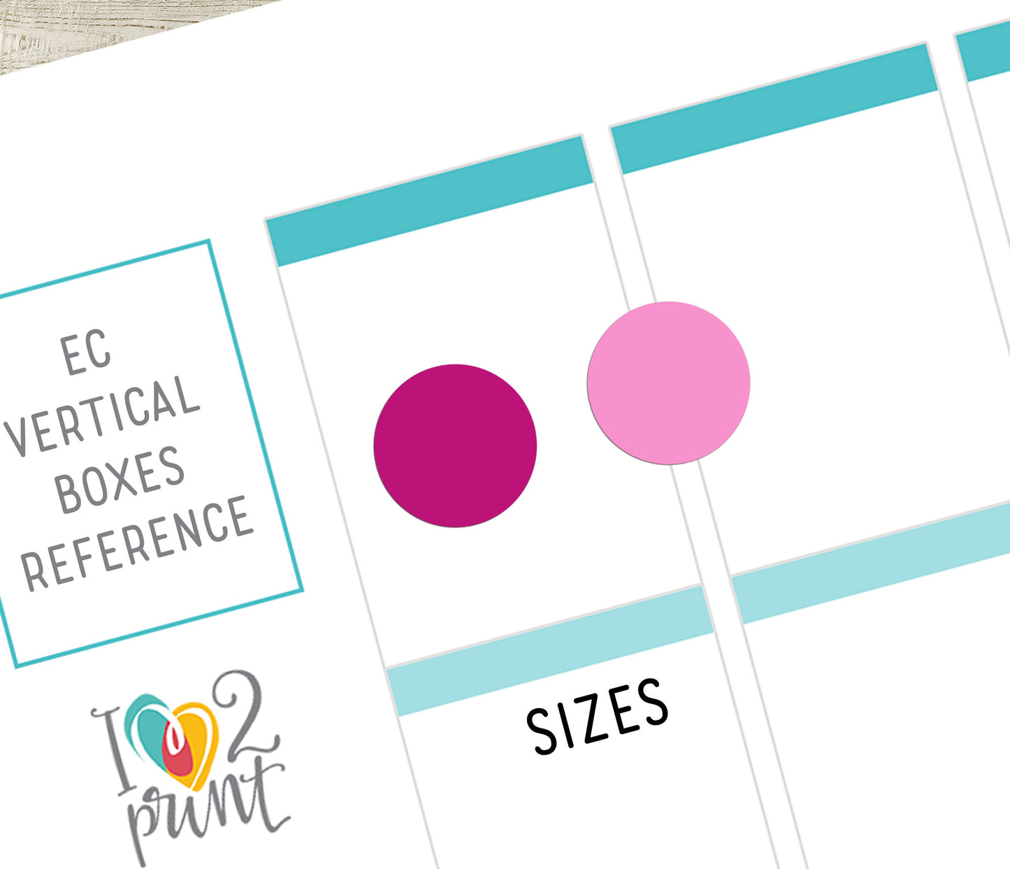 Medium Dot - Functional Printable Stickers - PDF & Cut Files