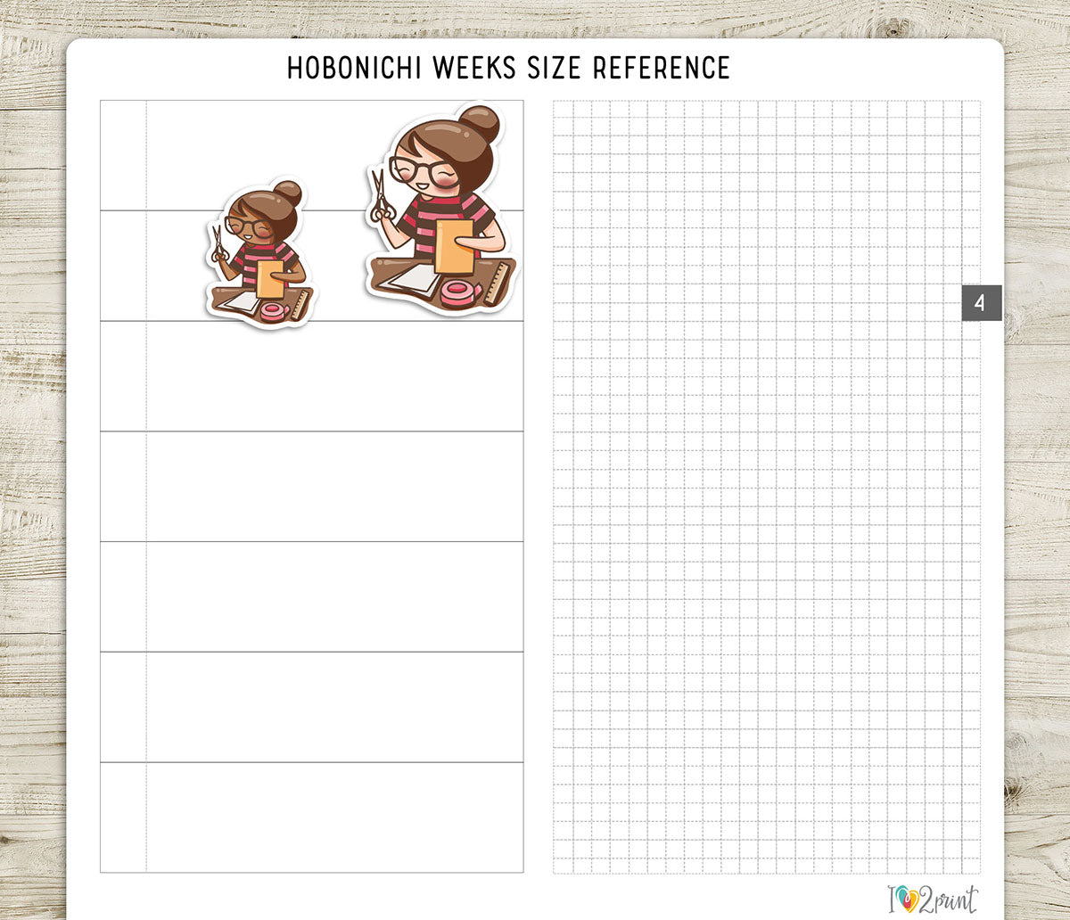 Elena Craft - COLOR Printable Planner Sticker - PDF & Cut Files