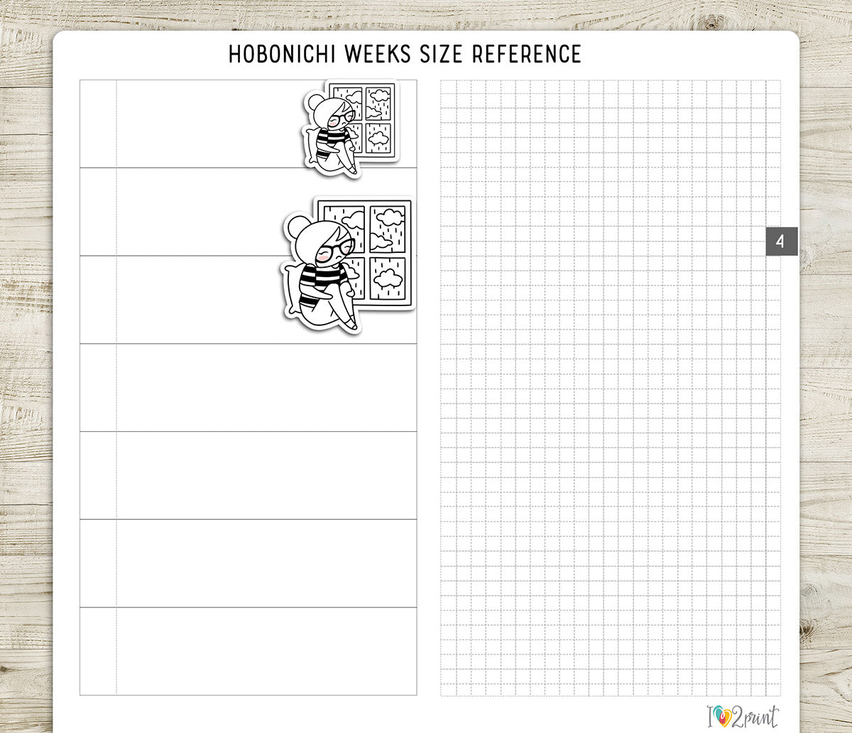 Elena Sad Day - DOODLE Printable Planner Sticker - PDF & Cut Files