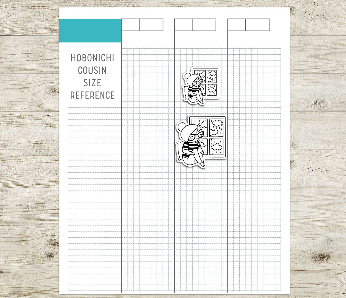 Elena Sad Day - DOODLE Printable Planner Sticker - PDF & Cut Files