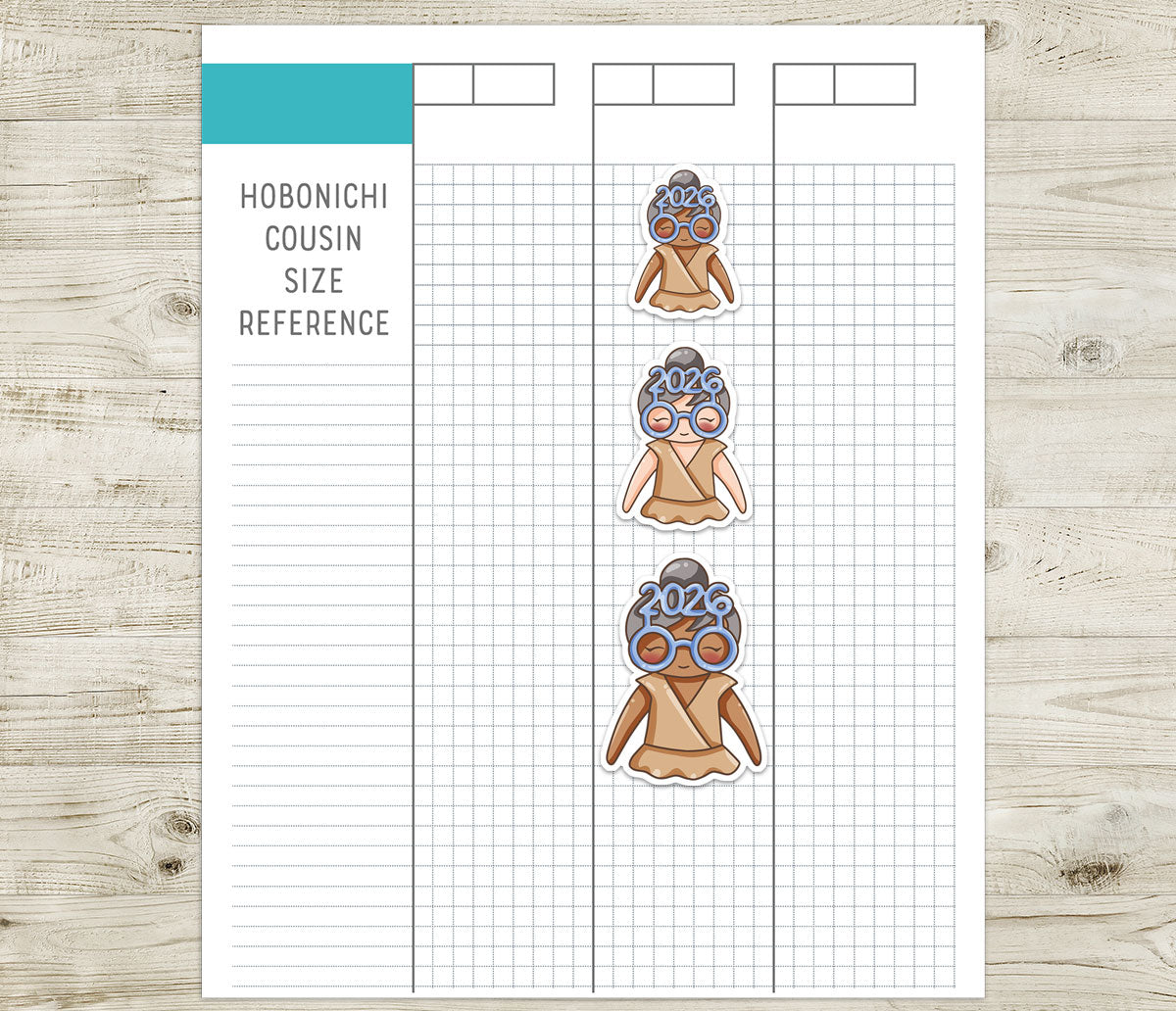 Elena Happy 2026 – Color Printable Planner Stickers – PDF & Cut Files – Instant Download