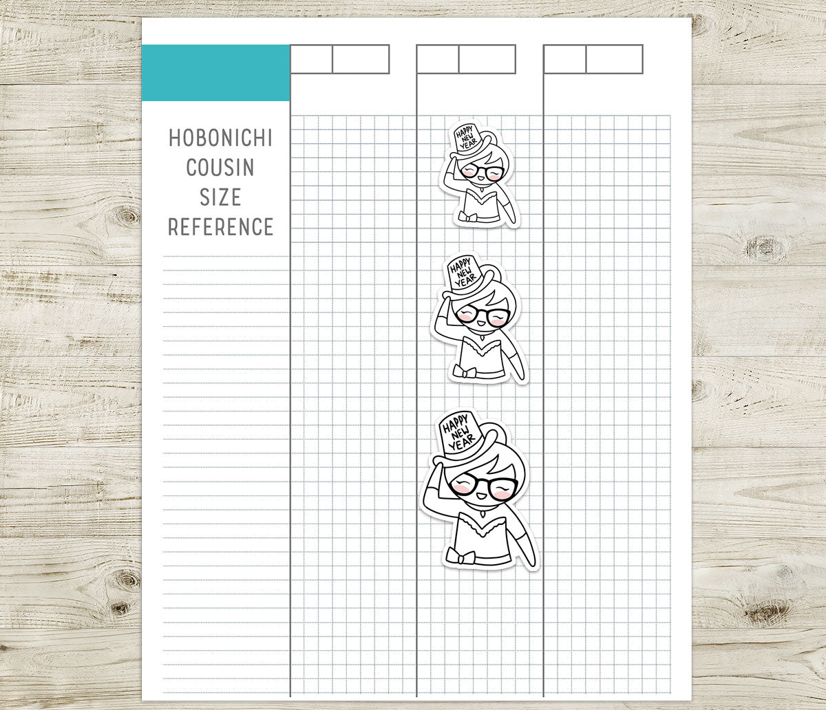 Elena Happy 2026 – Doodle Printable Planner Stickers – PDF & Cut Files – Instant Download