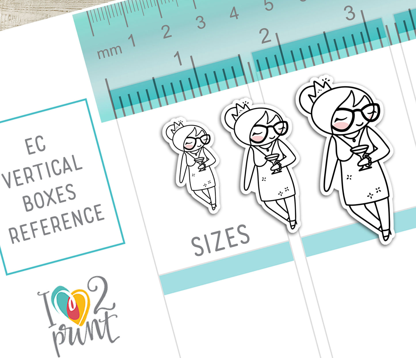 Holidays Outfit - Elena Planner Girl – DOODLE Printable Stickers – General Holidays – PDF & Cut Files