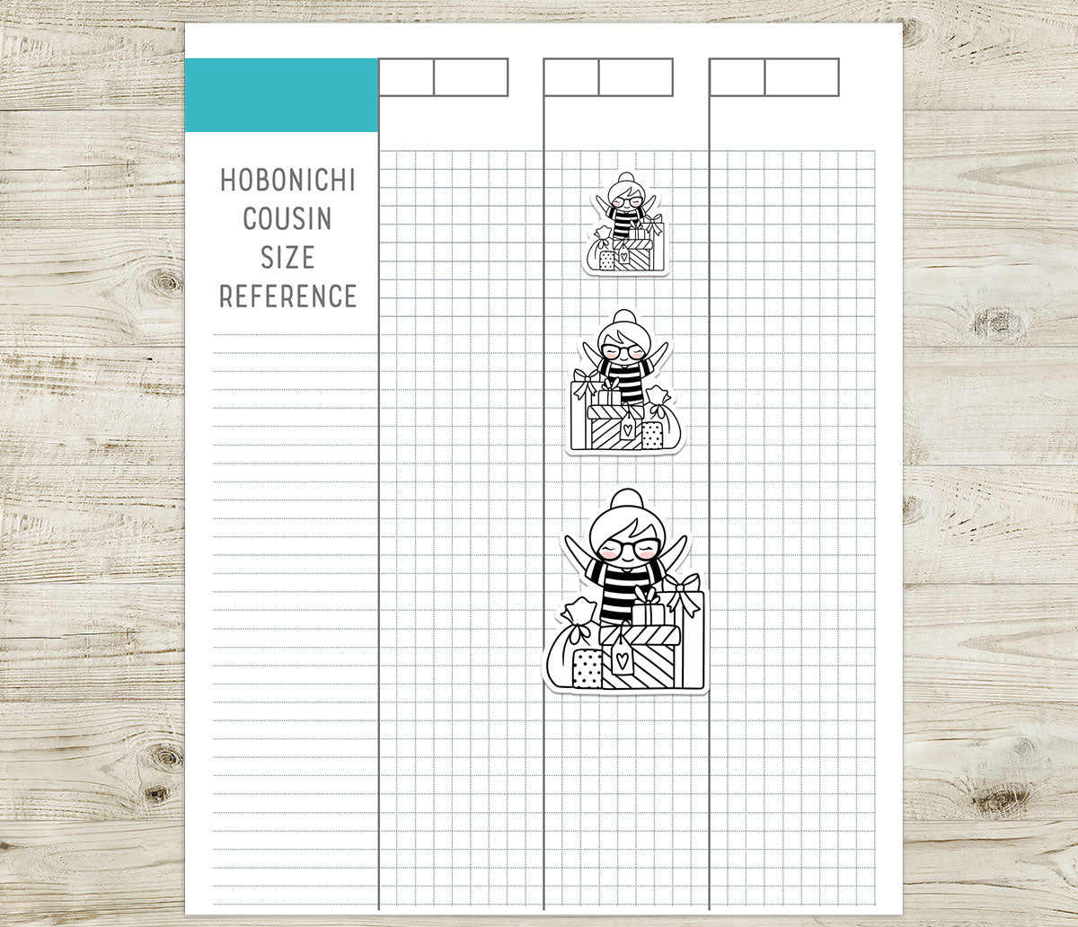 Elena Merry Christmas – DOODLE Printable Planner Stickers – PDF & Cut Files – Instant Download