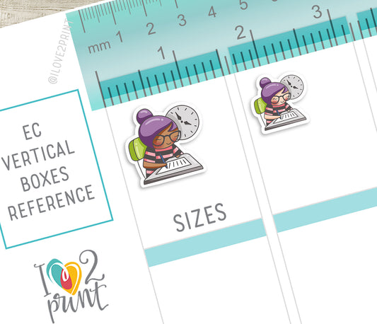 Elena Teachers Set 3 – COLOR Printable Planner Stickers – Exams, Meetings & Events – PDF + Cut Files
