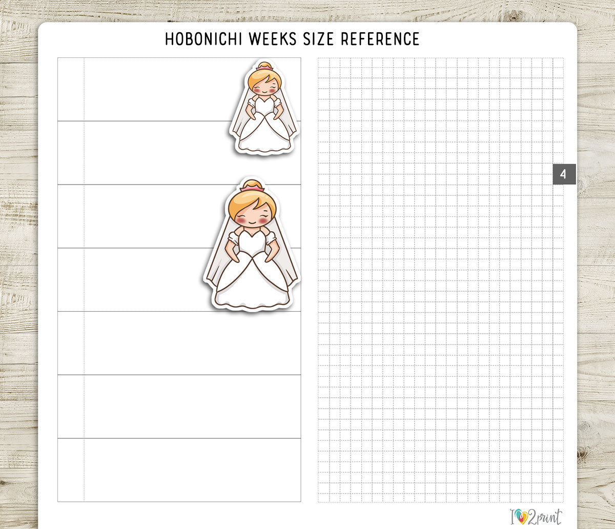Elena's Wedding – BLOND Printable Planner Stickers – PDF & Cut Files
