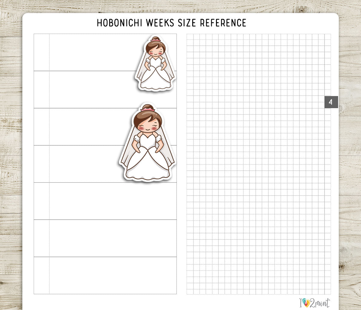 Elena's Wedding – BROWN Printable Planner Stickers – PDF & Cut Files