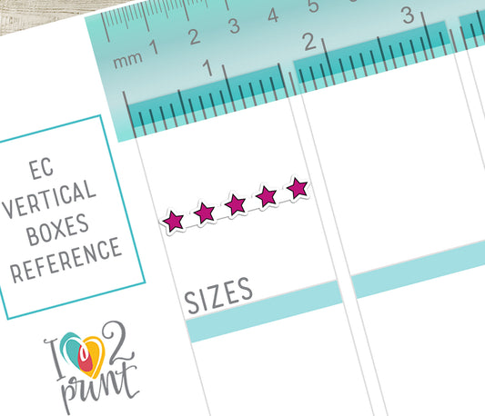 Rating Stars Printable Stickers – Filled Stars in 48 Colors