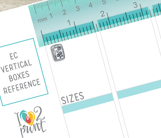 Meal Prep Icons Stickers - Functional Printable Stickers - PDF & Cut Files