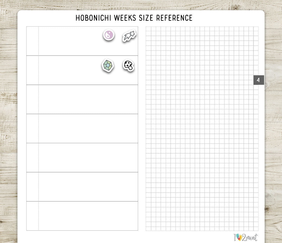 200 Micro Decorative Doodles Printable Stickers | 4 Color Variations | PDF Cut Files | Instant Download