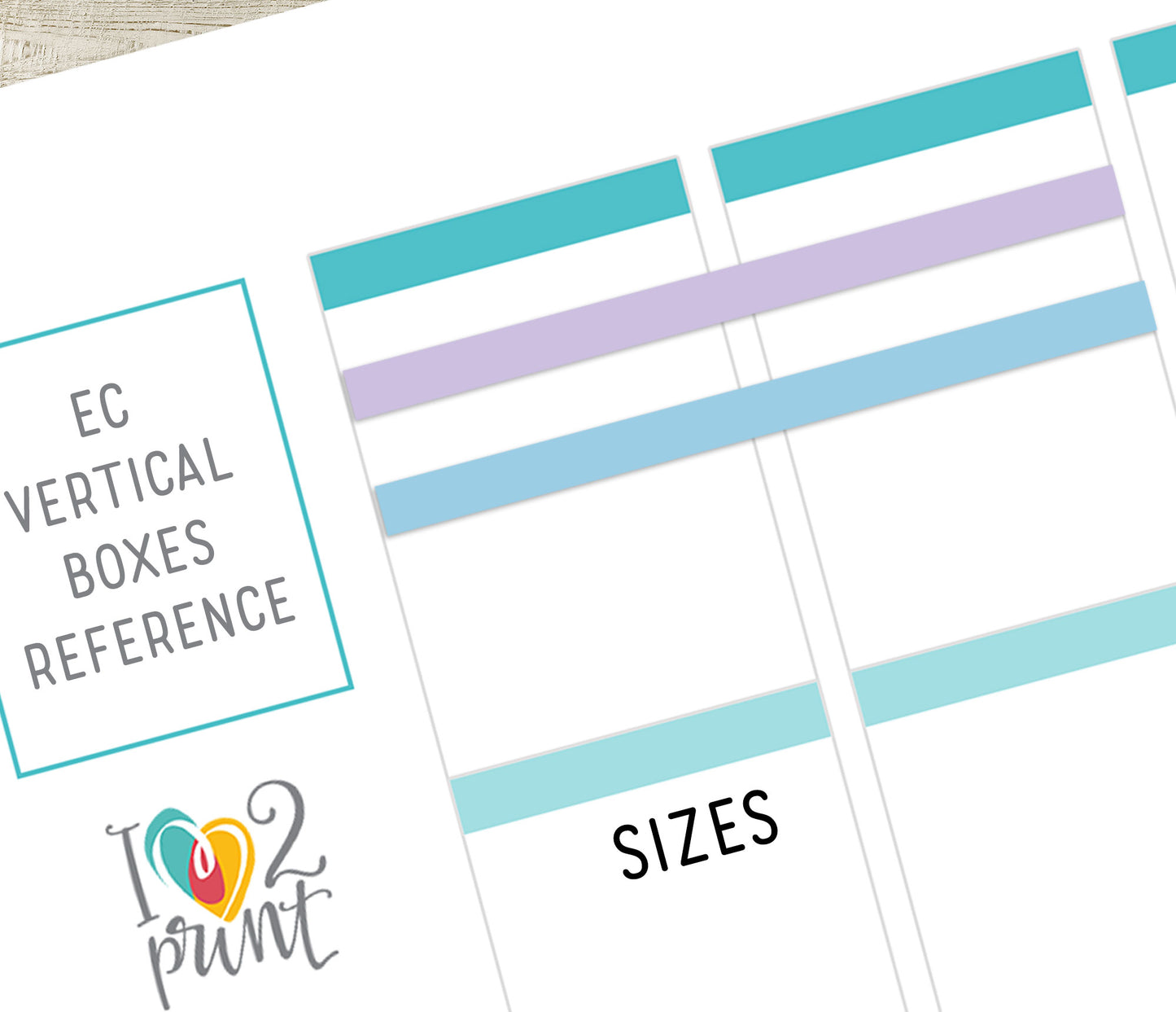 Micro colorful Washi Stripes - Printable Planner Stickers  - PDF & Cut Files
