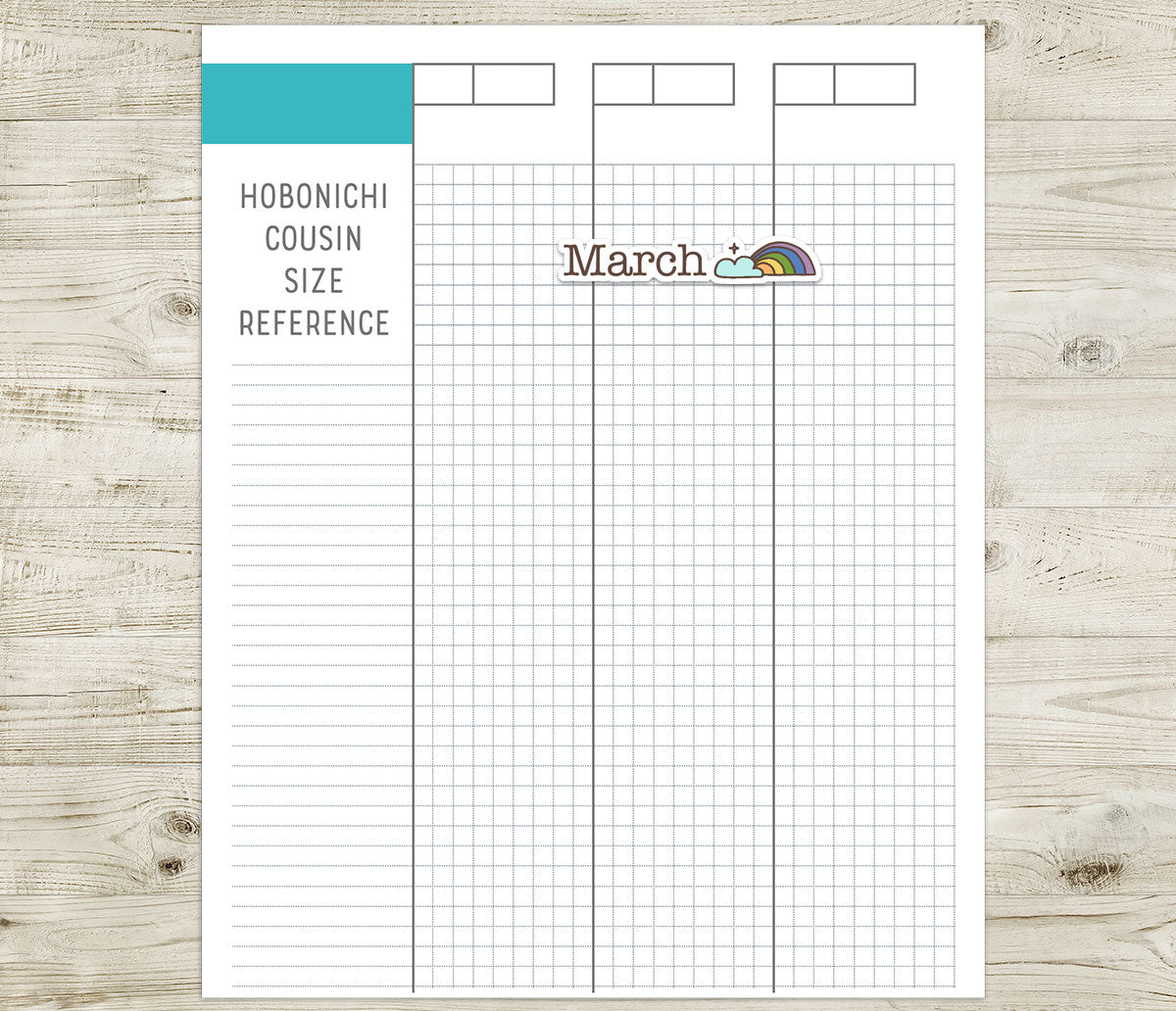Month Doodle Headers - Printable Planner Stickers –  Functional Set – Instant Download