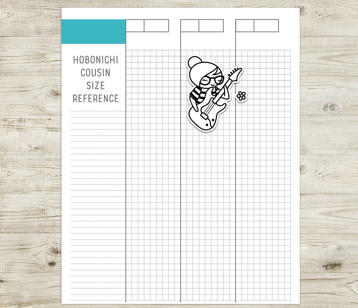 Elena Decorative Monthly Stickers - DOODLE Printable Planner Sticker - PDF & Cut Files