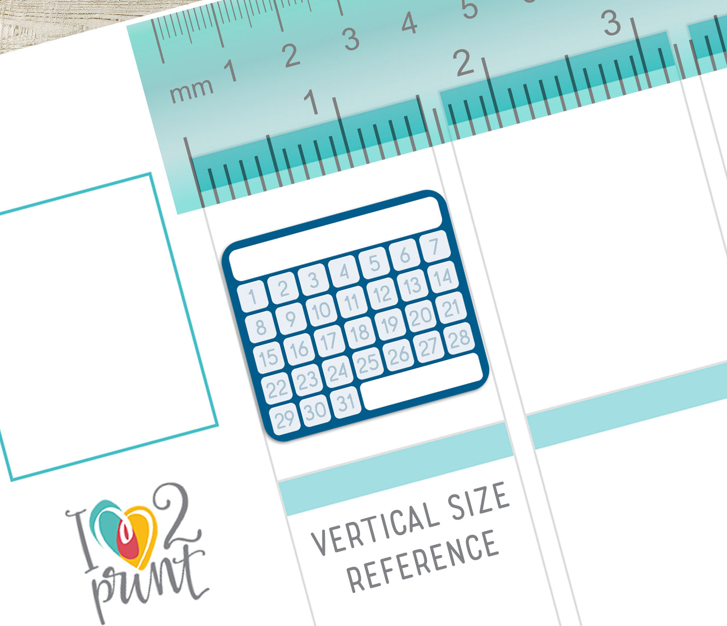 Monthly Tracker Set II Printable Planner Stickers – PDF & Cut Files