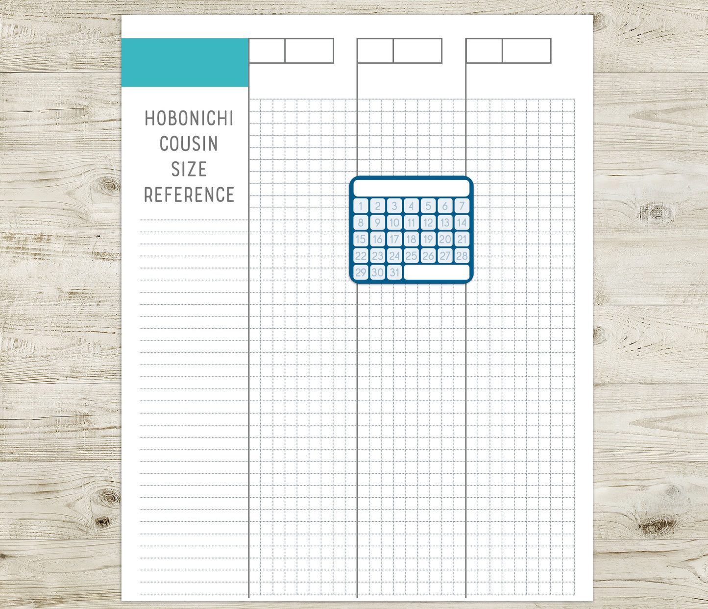 Monthly Tracker Set II Printable Planner Stickers – PDF & Cut Files