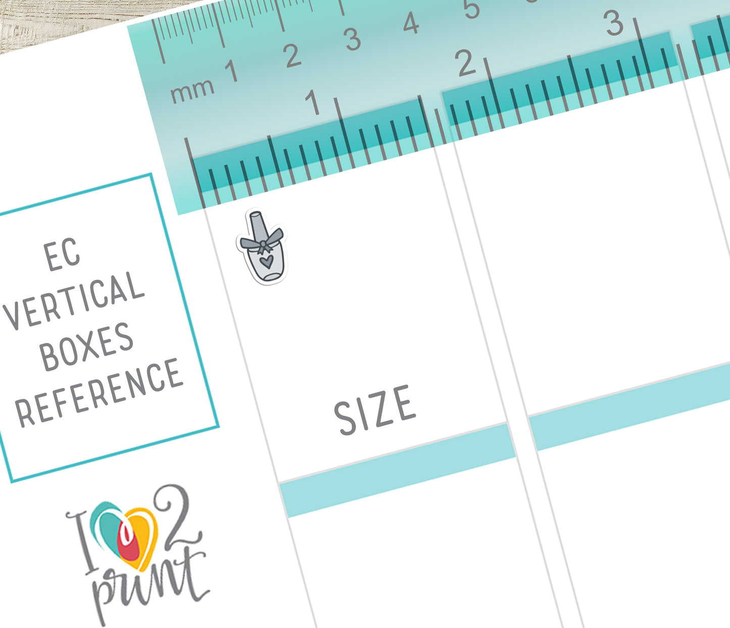 Nail Polish Mini Icons – Functional Printable Stickers in 48 Colors – PDF & Cut Files