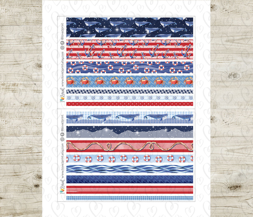 Printable Washi Strips – Ilove2Print