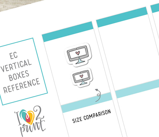 Office Icons Stickers Set  - Functional Printable Stickers - PDF & Cut Files