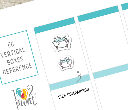 Printable Pampering Icons Stickers – Spa, Self-Care, Relaxation – Instant Download PDF + Cut Files