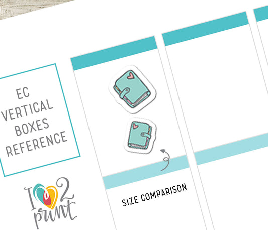 Planner Girl Essentials Icons Stickers Set - Functional Printable Stickers - PDF & Cut Files