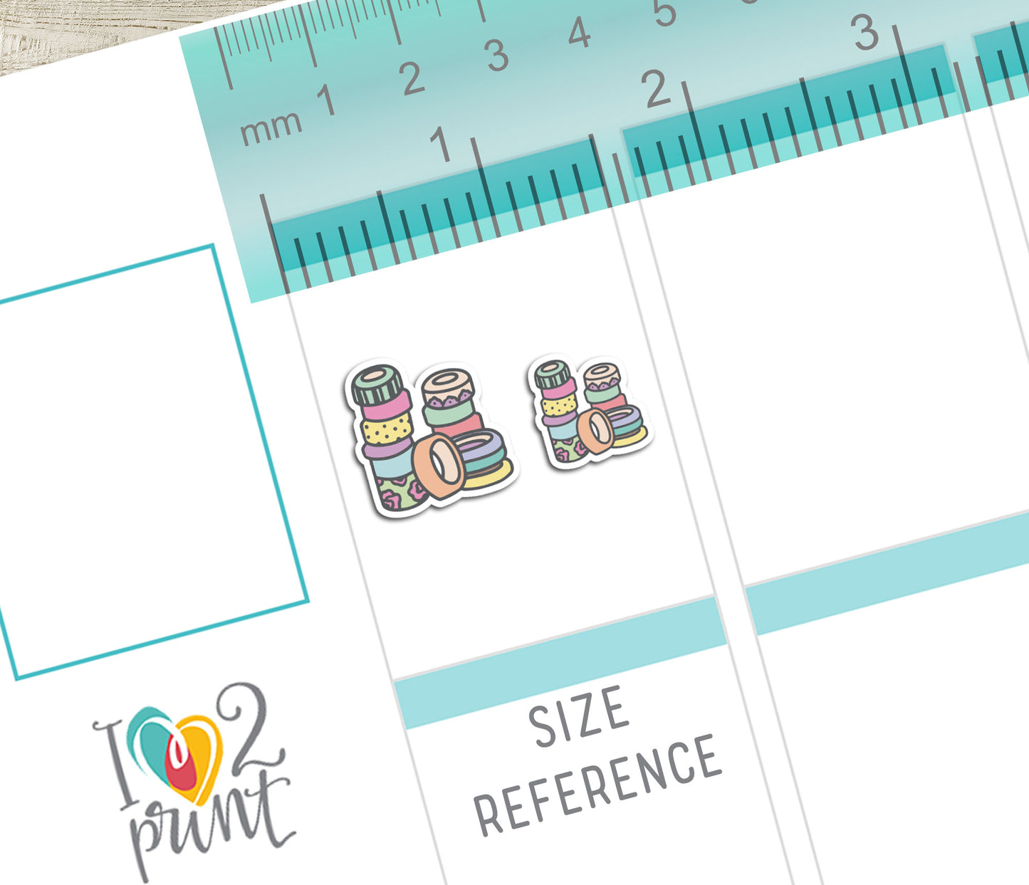 Planning Icons Printable Icons Stickers –  Color Planner Icons - PDF & Cut Files