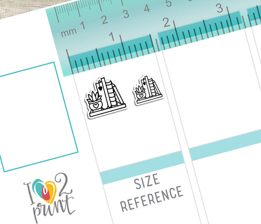 Planning Icons Printable Icons Stickers –  Stamp Planner Icons - PDF & Cut Files