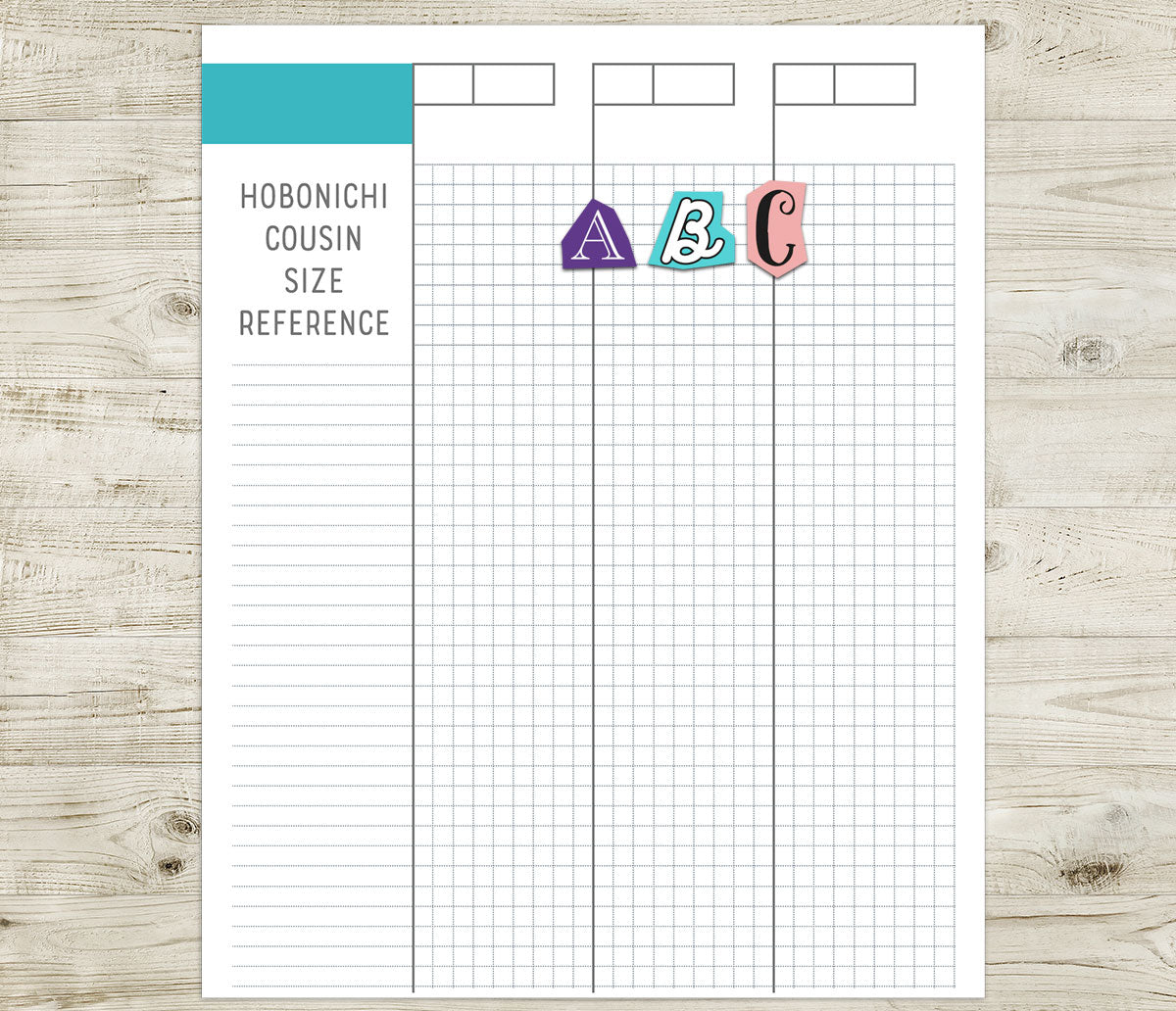 Ransom Letters Printable Planner Stickers – Uppercase & Lowercase Set