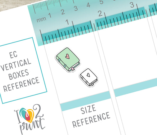 Reading Essentials Icons Stickers Set  - Functional Printable Stickers - Instant Download