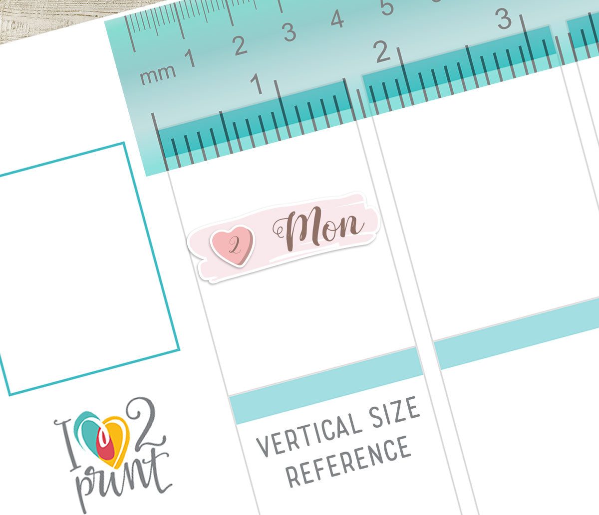 FREEBIE Romantic Date Covers - Printable Planner Stickers - Pdf & Cut Files