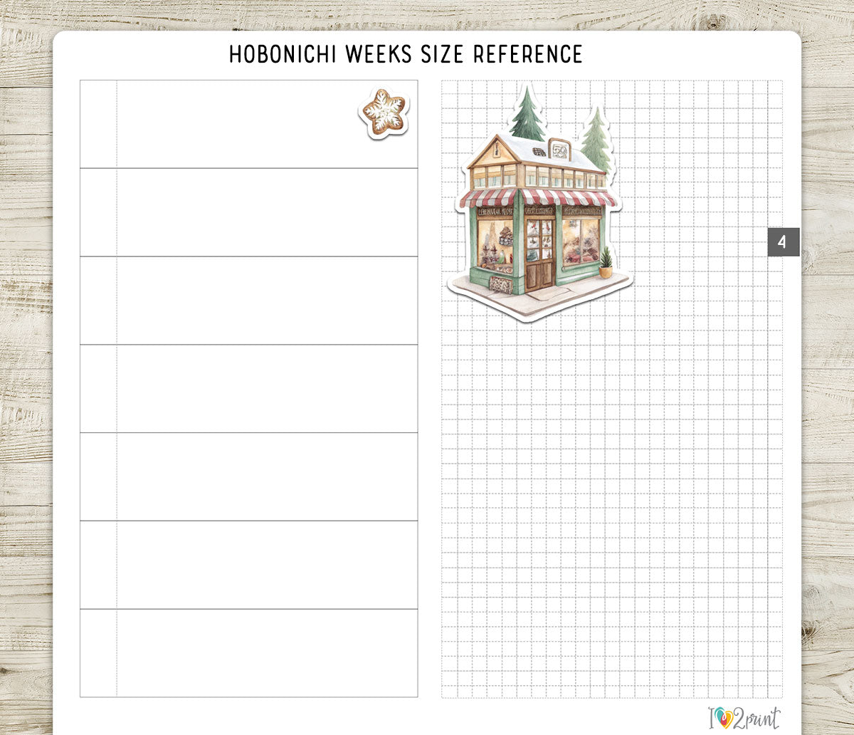 Scandinavian Holidays  –  Christmas Decorative Stickers – Printable PDF & Cut Files