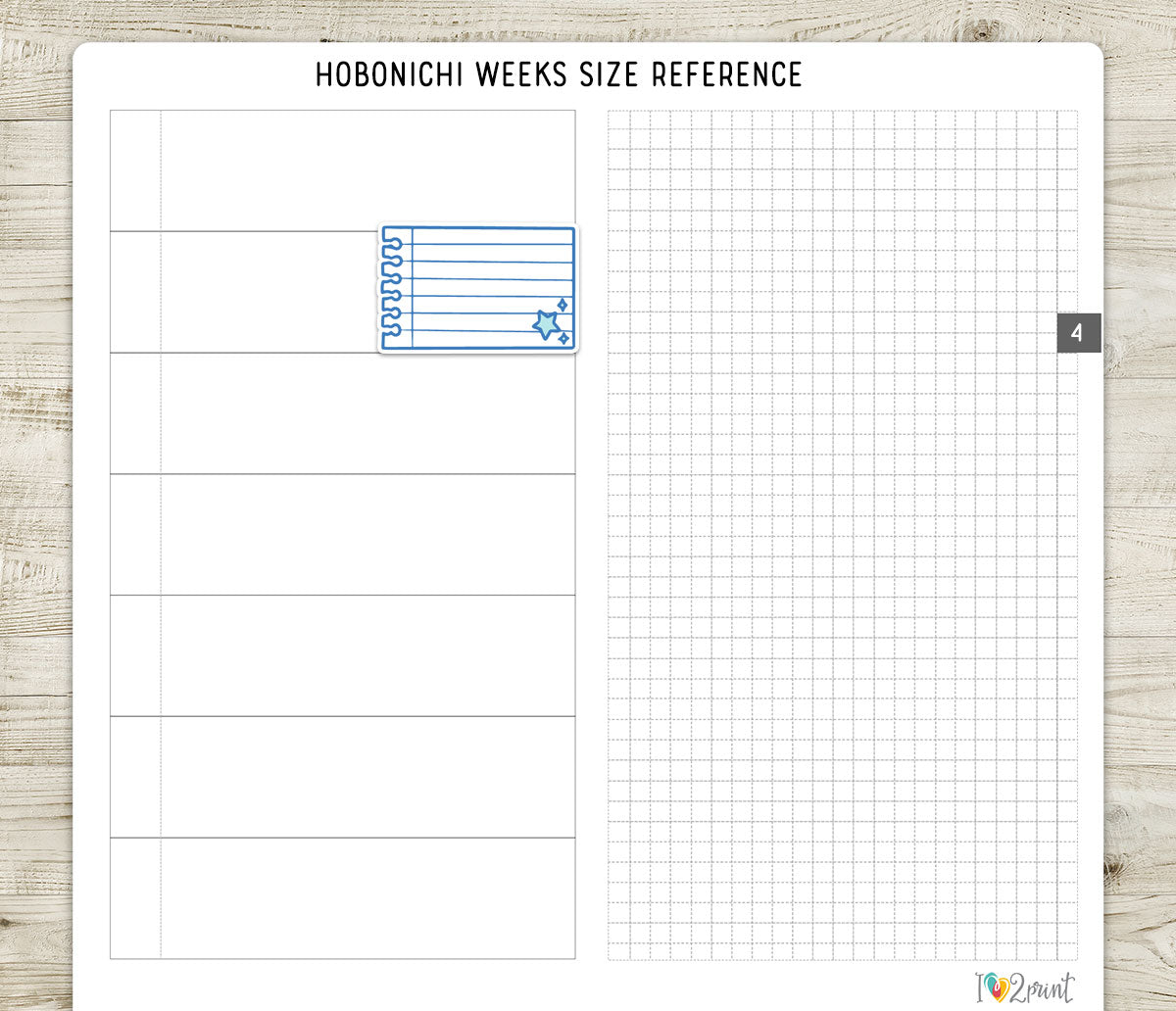 Notebook Stars Notes Printable Planner Stickers – Fun & Functional Set – Instant Download