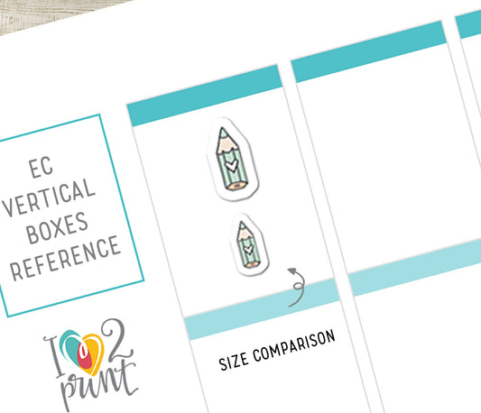 Printable Study Icons Stickers – Notebook, Pencil, Alarm Clock & Glasses – Instant Download PDF + Cut Files