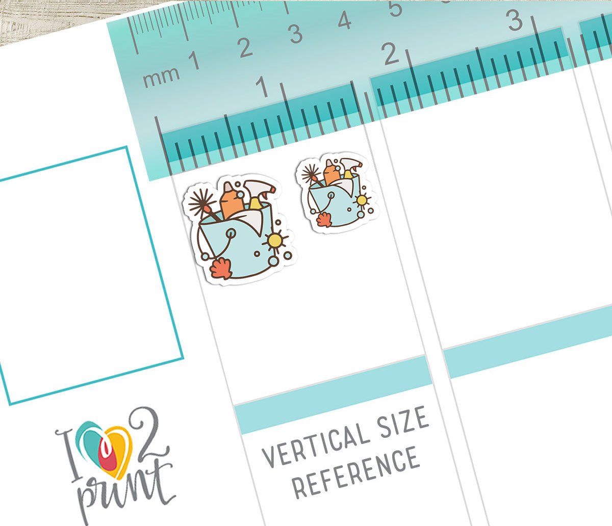 50 Summer - Daily Life Printable Icons Stickers – COLOR Planner Icons - PDF & Cut Files