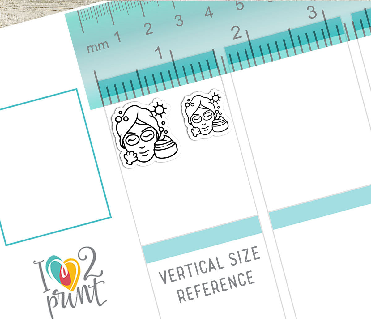 50 Summer - Daily Life Printable Icons Stickers – DOODLE Planner Icons - PDF & Cut Files