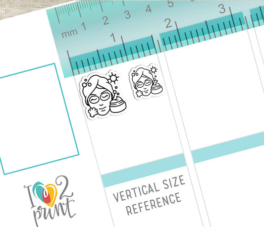 50 Summer - Daily Life Printable Icons Stickers – DOODLE Planner Icons - PDF & Cut Files