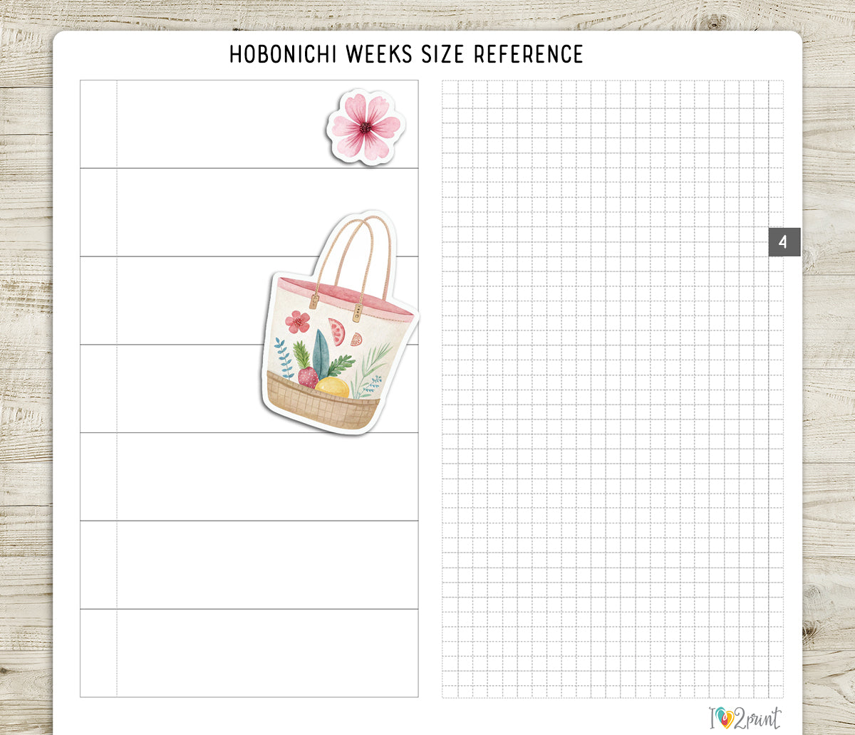 Sweet Summer Decorative Stickers - Printable PDF & Cut Files