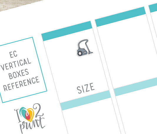 Vaccum Mini Icons – Functional Printable Stickers in 48 Colors – PDF & Cut Files