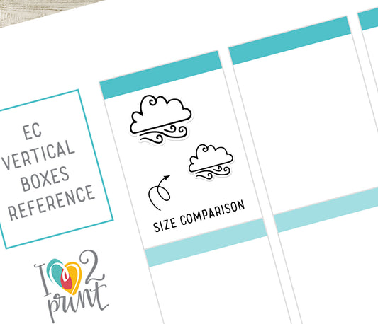Minimal Mixed B&W Weather Icons Stickers - Functional Printable Stickers - Instant Download