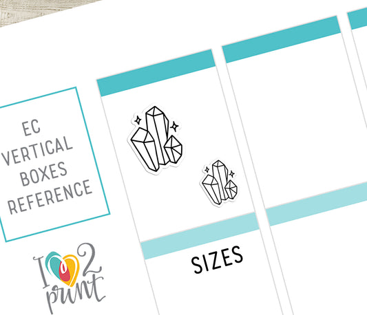 50 Witchy Stamp Icons Stickers set 2 – Printable Planner Icons (PDF & Cut Files)